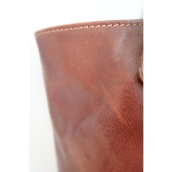 Beautiful Italian Leather Color Block Purse Italian Leather Borse in Pelle - Picture 5 of 11